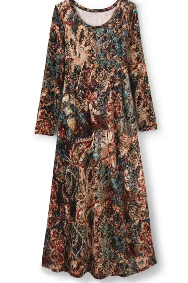 Best Soft Surroundings Santiago Stretch Velvet Dress