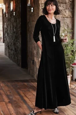 Best Soft Surroundings Santiago Stretch Velvet Dress