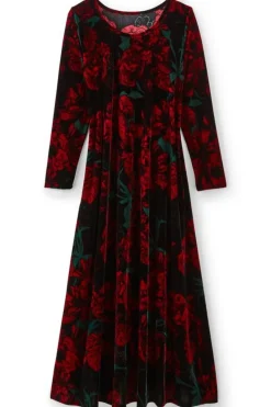 Best Soft Surroundings Santiago Stretch Velvet Dress