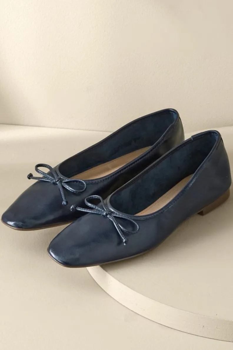 Outlet Soft Surroundings Schutz Arissa Bow Ballet Flat