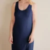Sale Soft Surroundings Serenity Bamboo Shelf Bra Sleep Dress