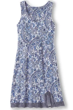 Sale Soft Surroundings Serenity Bamboo Shelf Bra Sleep Dress