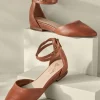 Sale Soft Surroundings Seychelles What A Girl Wants Zip Flats Tan