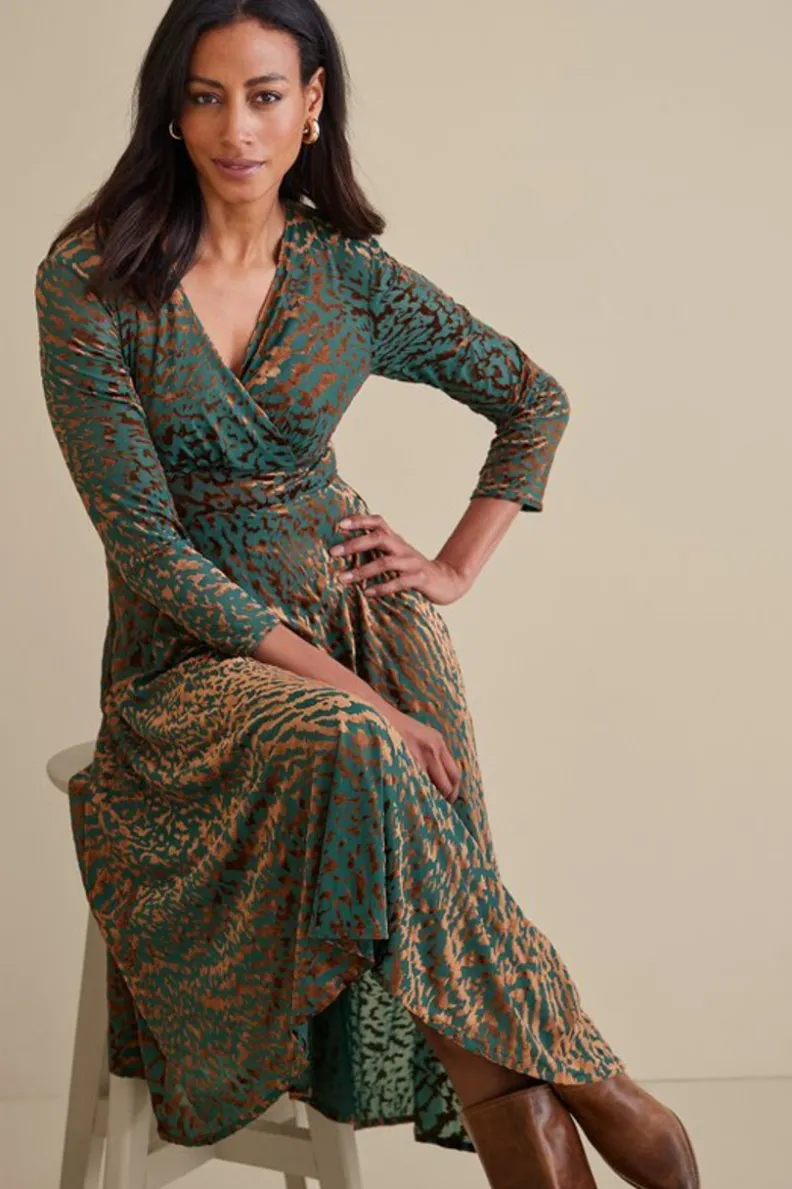 Discount Soft Surroundings Shae Dress MultiAnimal