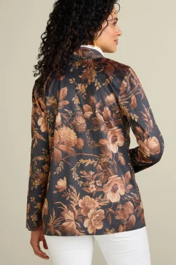 Sale Soft Surroundings Shape Drape Faux Suede Jacket