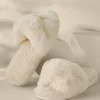 Fashion Soft Surroundings Shiraleah Stowe Slippers Ivory