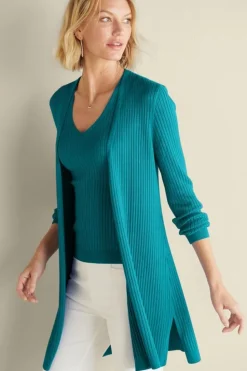 Online Soft Surroundings Soft Essential Ribbed Long Cardi