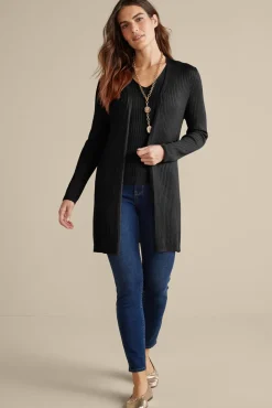 Online Soft Surroundings Soft Essential Ribbed Long Cardi