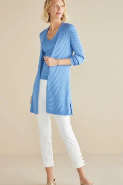 Online Soft Surroundings Soft Essential Ribbed Long Cardi