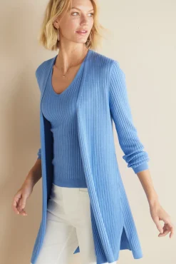Online Soft Surroundings Soft Essential Ribbed Long Cardi
