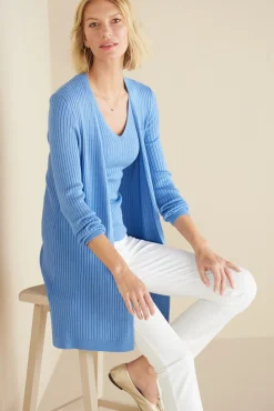 Online Soft Surroundings Soft Essential Ribbed Long Cardi