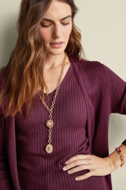 Online Soft Surroundings Soft Essential Ribbed Long Cardi