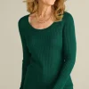 Sale Soft Surroundings Soft Essential Ribbed Pullover Sweater