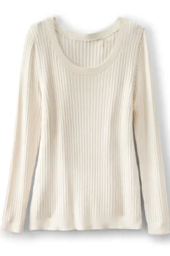 Sale Soft Surroundings Soft Essential Ribbed Pullover Sweater