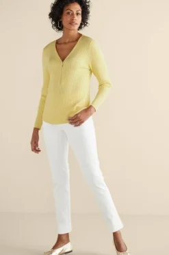 Outlet Soft Surroundings Soft Essential Ribbed Valentina Sweater