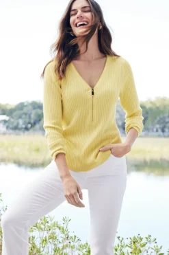 Outlet Soft Surroundings Soft Essential Ribbed Valentina Sweater