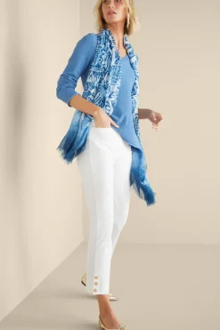 Online Soft Surroundings Soft Essential Superla Slim Leg Crop Pants