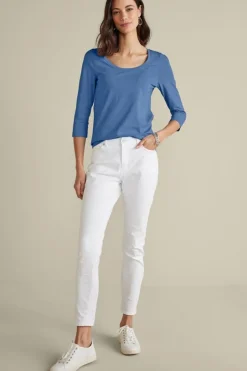 Outlet Soft Surroundings Soft Essential Supima 3/4 Sleeve Tee I