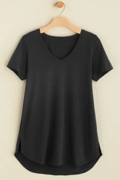 Outlet Soft Surroundings Soft Essential Supima Isabel Short Sleeve Tunic