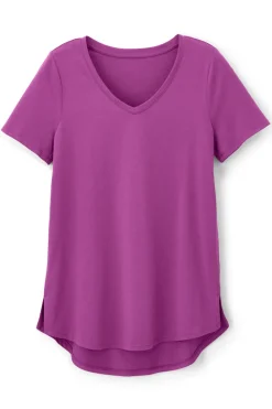 Outlet Soft Surroundings Soft Essential Supima Isabel Short Sleeve Tunic