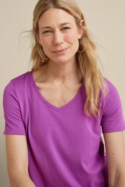 Outlet Soft Surroundings Soft Essential Supima Isabel Short Sleeve Tunic