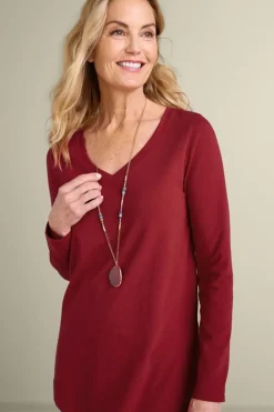 Online Soft Surroundings Soft Essential Supima Isabel Long Sleeve Tunic