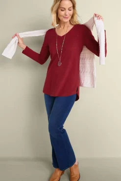 Online Soft Surroundings Soft Essential Supima Isabel Long Sleeve Tunic