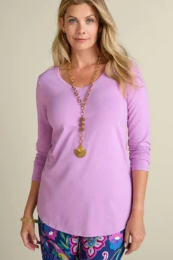 Online Soft Surroundings Soft Essential Supima Isabel Long Sleeve Tunic