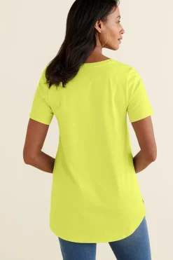Outlet Soft Surroundings Soft Essential Supima Isabel Short Sleeve Tunic