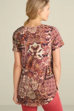 Outlet Soft Surroundings Soft Essential Supima Isabel Short Sleeve Tunic