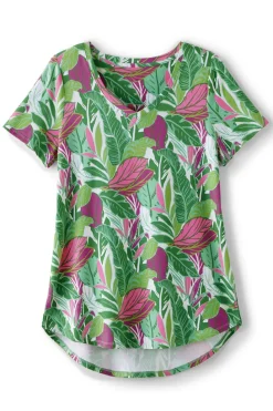 Outlet Soft Surroundings Soft Essential Supima Isabel Short Sleeve Tunic