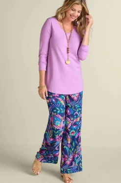 Online Soft Surroundings Soft Essential Supima Isabel Long Sleeve Tunic