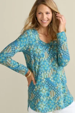Online Soft Surroundings Soft Essential Supima Isabel Long Sleeve Tunic