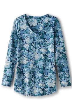 Online Soft Surroundings Soft Essential Supima Isabel Long Sleeve Tunic