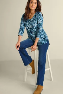 Online Soft Surroundings Soft Essential Supima Isabel Long Sleeve Tunic