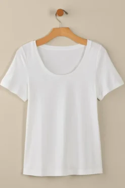 New Soft Surroundings Soft Essential Supima Short Sleeve Tee