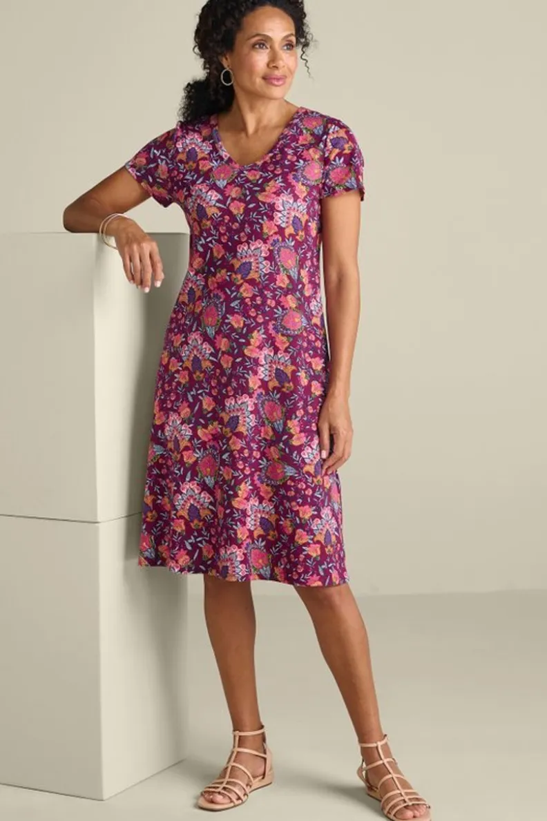 Fashion Soft Surroundings Soft Essential Supima T-Shirt Dress