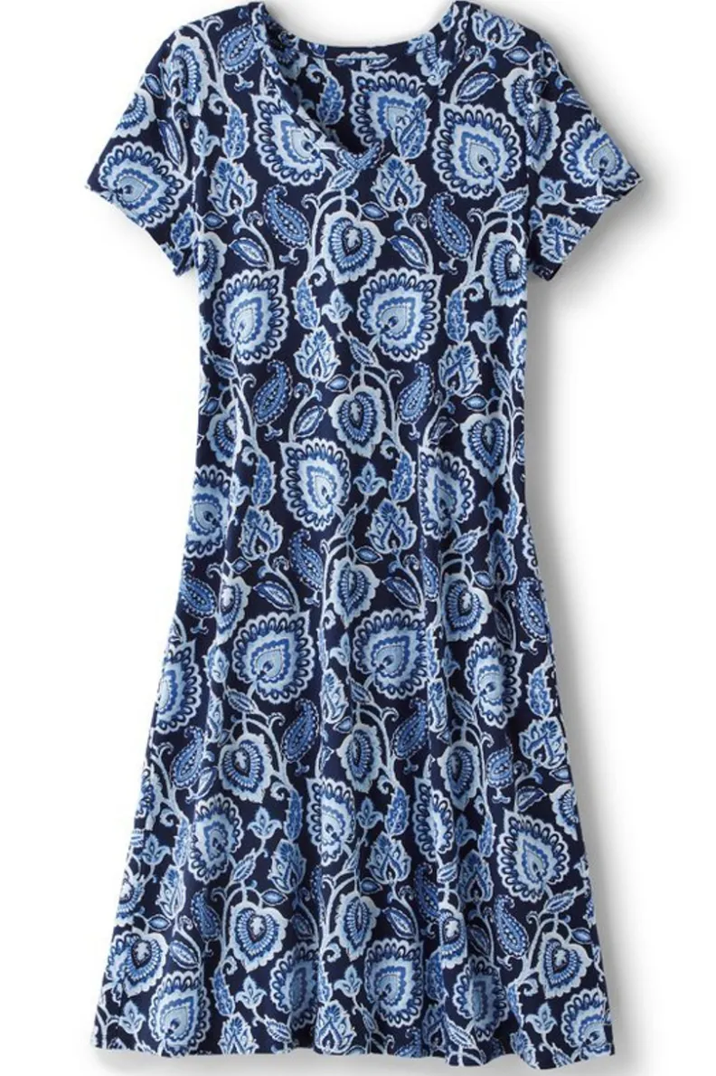 Fashion Soft Surroundings Soft Essential Supima T-Shirt Dress