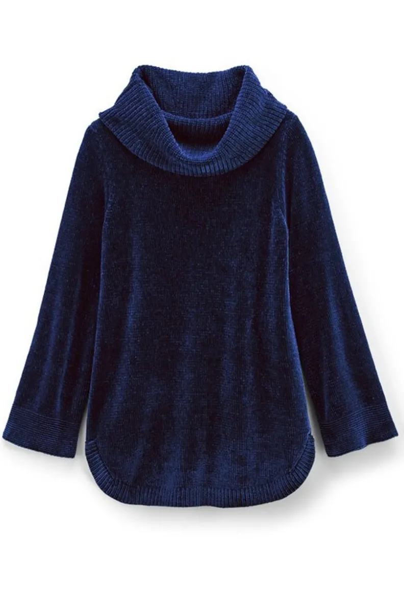 Discount Soft Surroundings Soft Winds Chenille Tunic Sweater