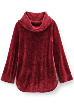 Discount Soft Surroundings Soft Winds Chenille Tunic Sweater