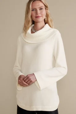 Discount Soft Surroundings Soft Winds Chenille Tunic Sweater