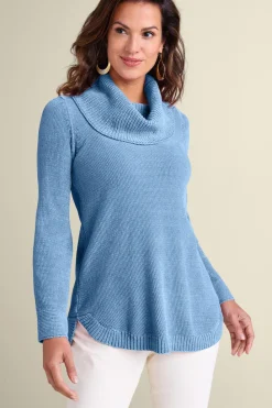 Discount Soft Surroundings Soft Winds Chenille Tunic Sweater
