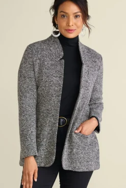 Clearance Soft Surroundings St. James Jacket Charcoal