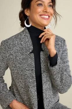 Clearance Soft Surroundings St. James Jacket Charcoal