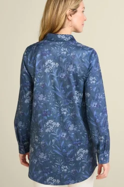 Best Soft Surroundings Stretch Faux Suede Boyfriend Tunic Shirt AviaryClimbingGarden