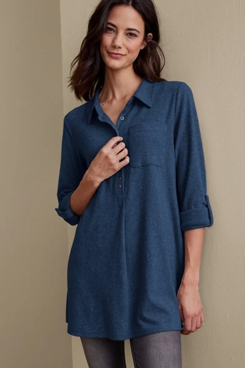 New Soft Surroundings Take It Easy Tunic