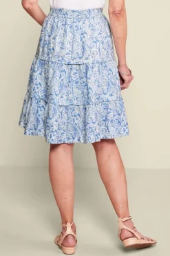 Sale Soft Surroundings Talisa Linen Blend Skirt