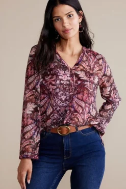 Online Soft Surroundings Tasha Top MultiTapestry