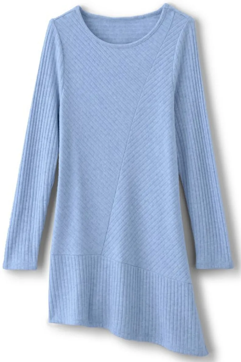 Hot Soft Surroundings Textured Asymmetrical Tunic