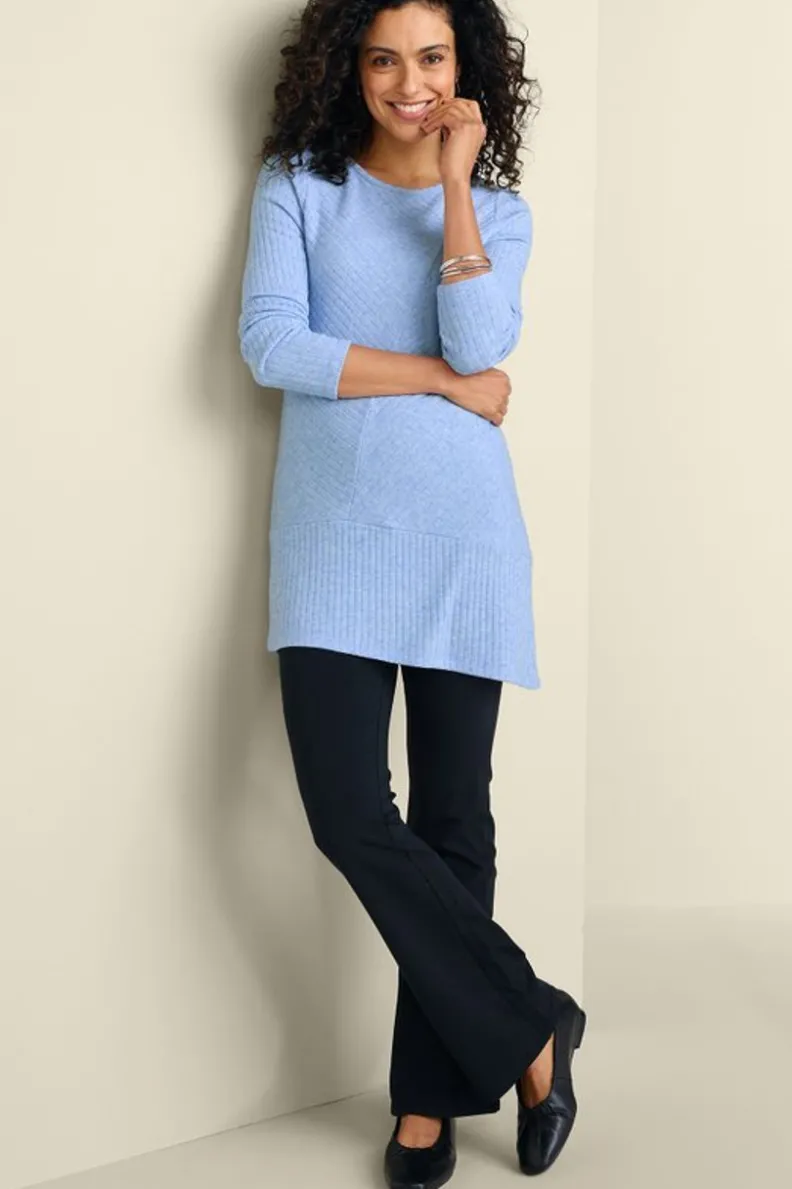 Hot Soft Surroundings Textured Asymmetrical Tunic